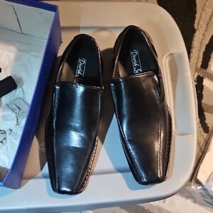 David's Black Leather Men's Loafers